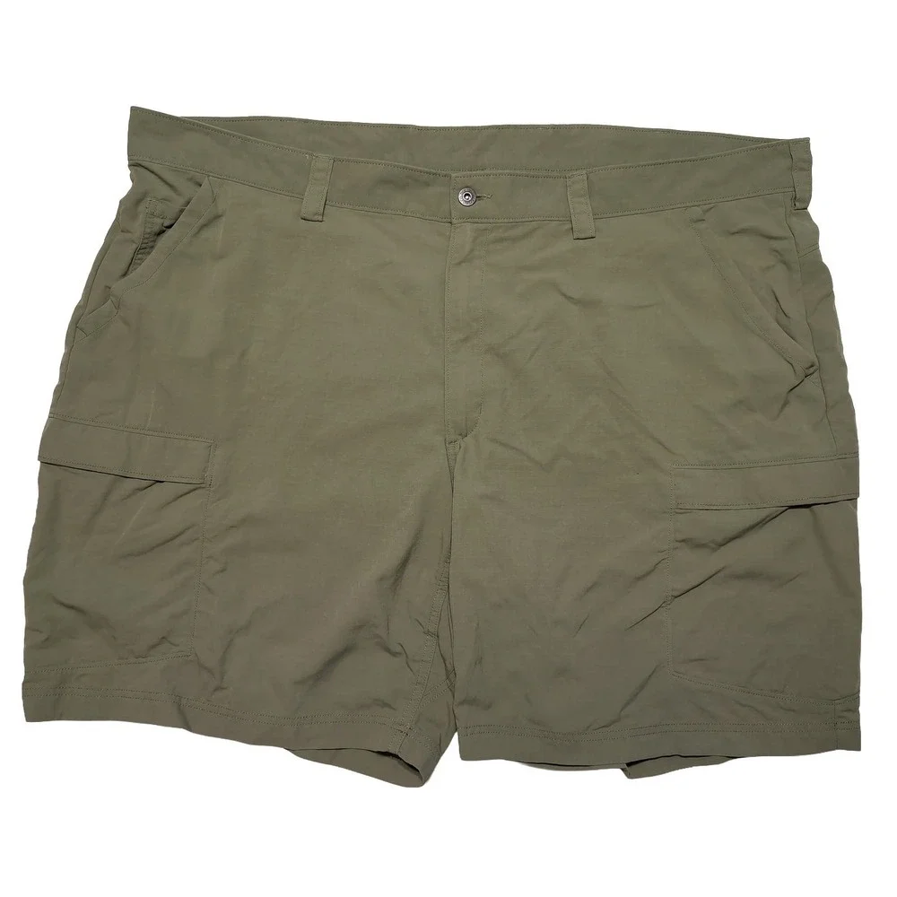 DULUTH Cargo Shorts Men 48 Green EXCELLENT Armachillo Cooling 9